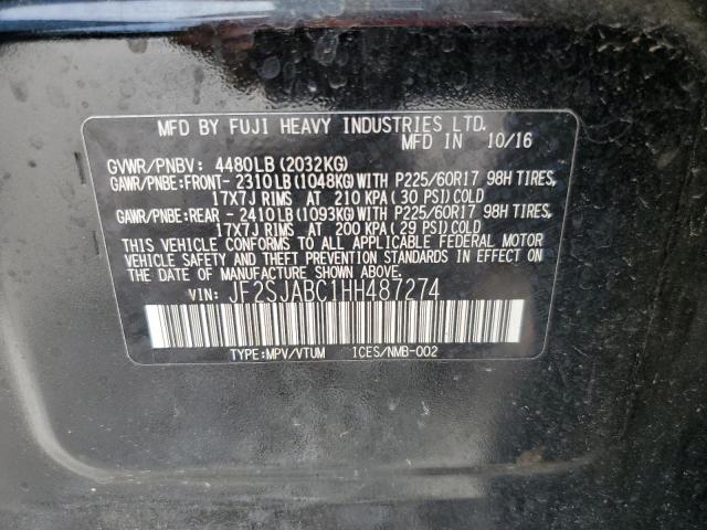JF2SJABC1HH487274 Subaru Forester 2.5i