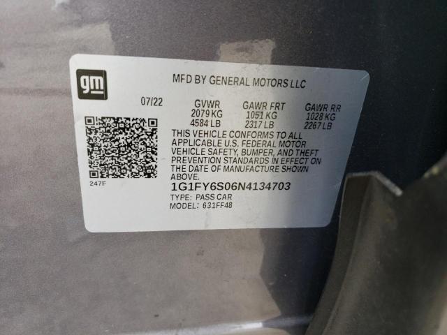 2022 CHEVROLET BOLT EUV L - 1G1FY6S06N4134703