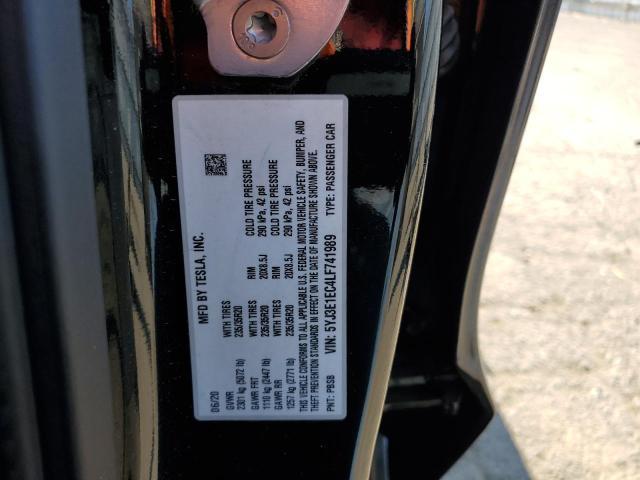 5YJ3E1EC4LF741989 Tesla MODEL 3