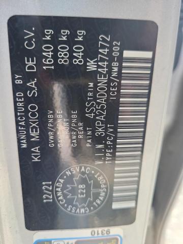 2022 KIA RIO S - 3KPA25AD0NE447472
