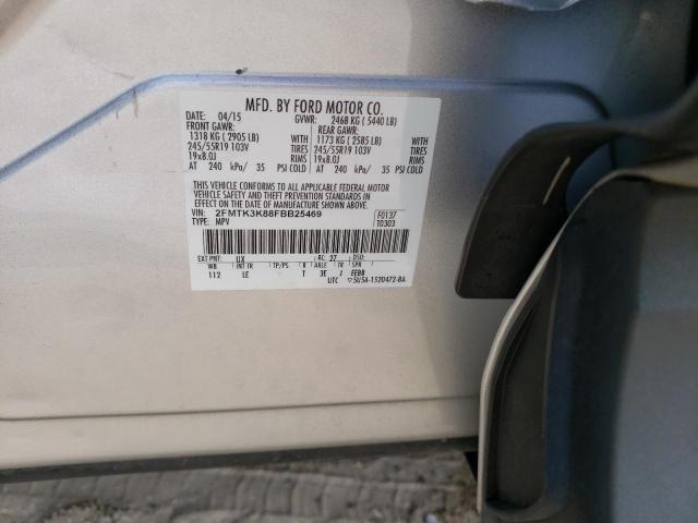 2FMTK3K88FBB25469 2015 FORD EDGE - Image 12