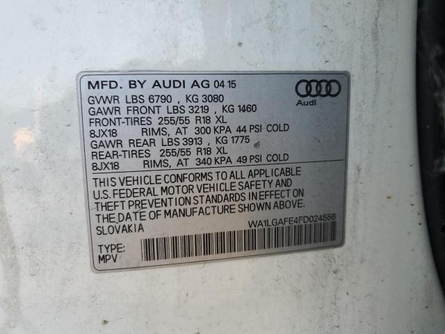 WA1LGAFE4FD024556 2015 AUDI Q7, photo no. 13