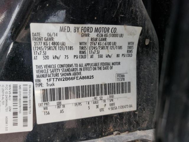 1FT7W2B66FEA86825 Ford F250 Super Duty