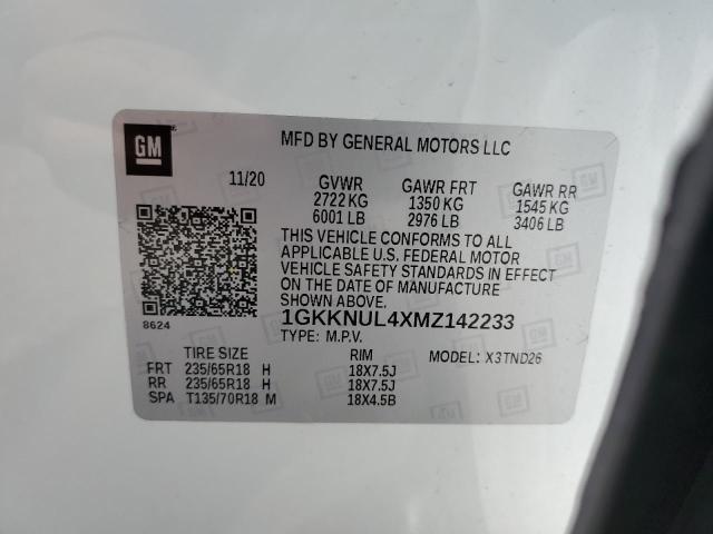 1GKKNUL4XMZ142233 GMC Acadia SLT 13