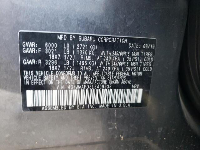 4S4WMAFD5L3409933 Subaru Ascent Premium
