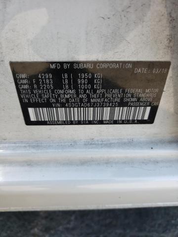 4S3GTAD67J3739425 Subaru Impreza Premium Plus