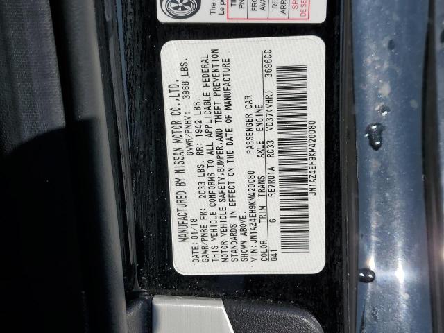 JN1AZ4EH9KM420080 Nissan 370Z BASE