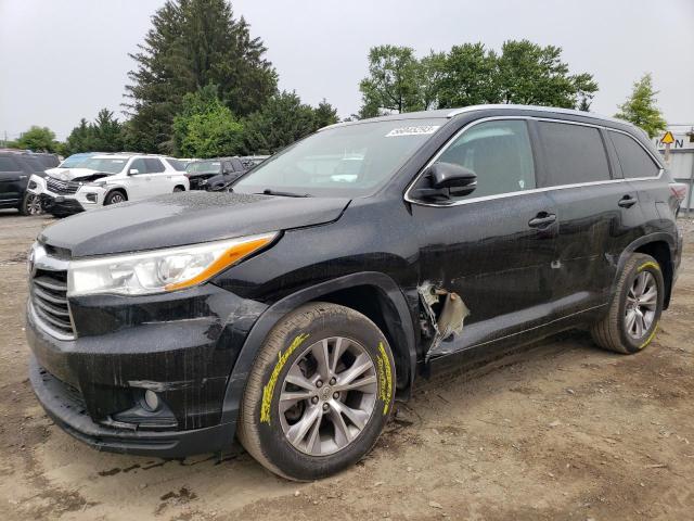 VIN 5TDJKRFH8ES049578 2014 Toyota Highlander, Xle no.1