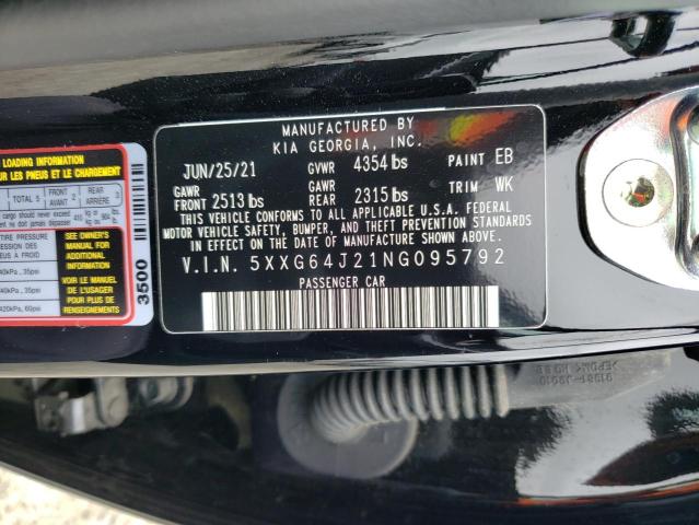 5XXG64J21NG095792 KIA K5 GT LINE
