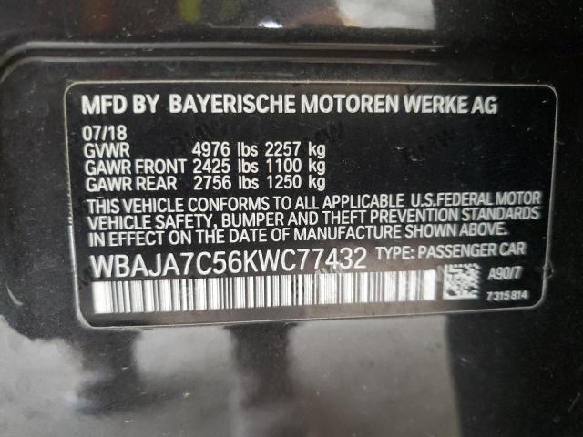 2019 BMW 530 XI - WBAJA7C56KWC77432