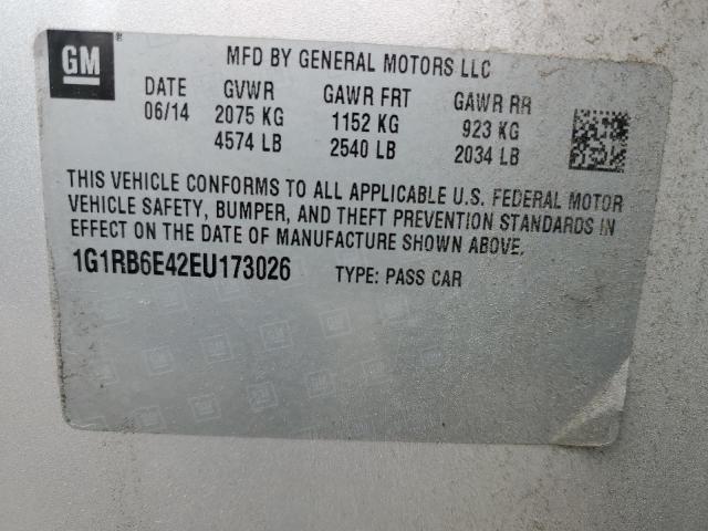 VIN 1G1RB6E42EU173026 2014 Chevrolet Volt no.12