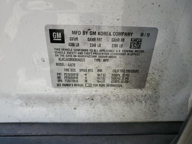 KL4CJASB6KB940223 Buick Encore Preferred