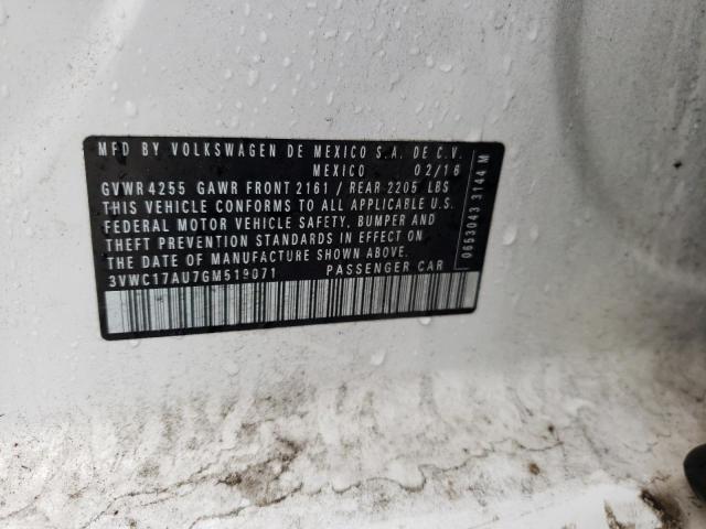 2016 VOLKSWAGEN GOLF SPORT - 3VWC17AU7GM519071