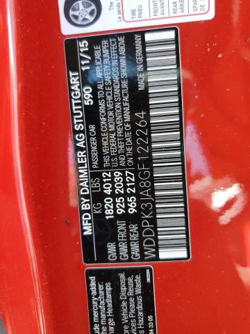 2016 MERCEDES-BENZ SLK 300 - WDDPK3JA8GF122264