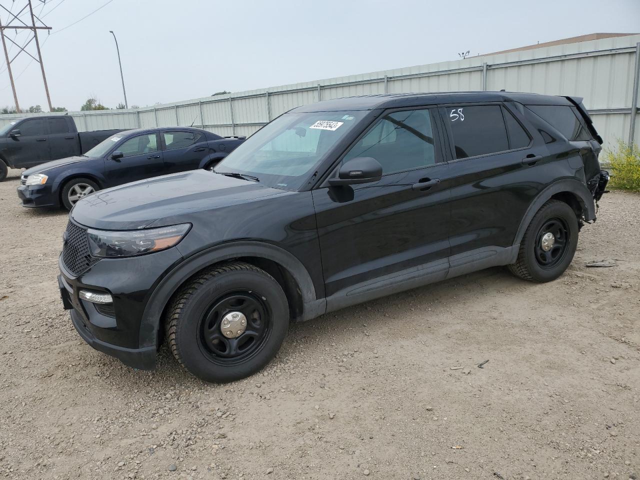 ford explorer 2022 black police