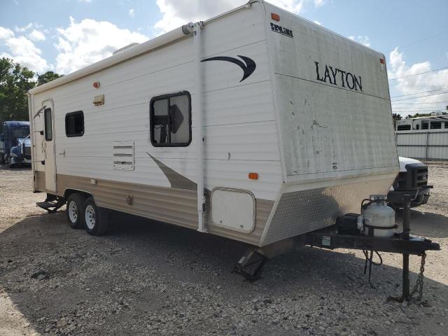 Layton Travel Trailer salvage cars for sale: 2013 Layton Travel Trailer