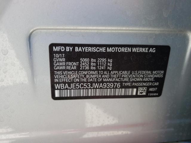WBAJE5C53JWA93976 BMW 540 I