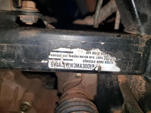 2021 YAMAHA YXE1000 5Y4AN42W3MA300198