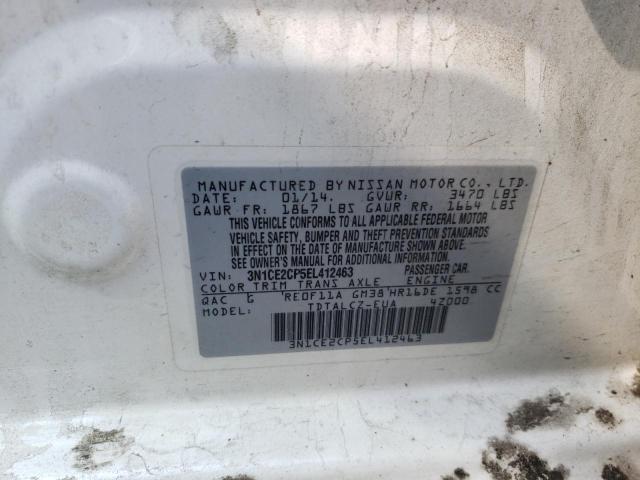 3N1CE2CP5EL412463 Nissan Versa Note S