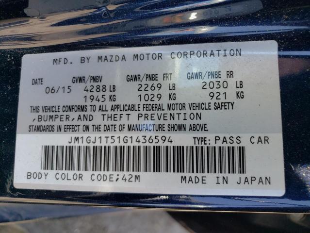 JM1GJ1T51G1436594 Mazda 6 TOURING