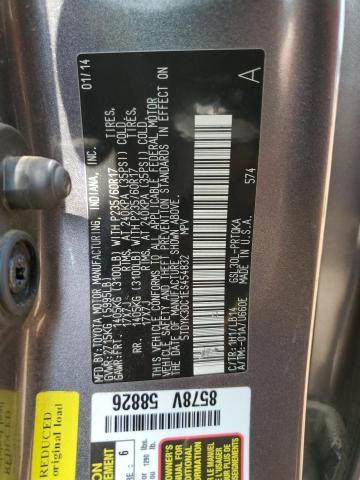 5TDYK3DC1ES454832 2014 TOYOTA SIENNA, photo no. 13