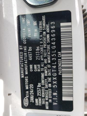5XXGT4L35LG436963 KIA Optima Lx