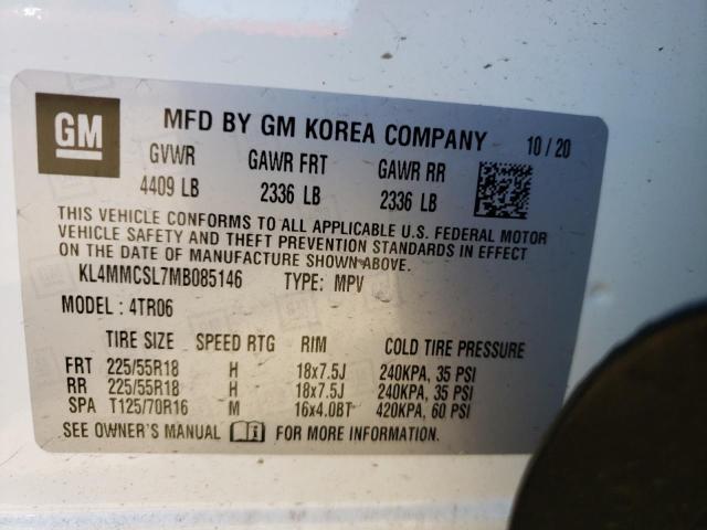 KL4MMCSL7MB085146 Buick Encore Gx Preferred