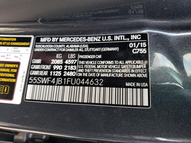 55SWF4JB1FU044632 Mercedes-Benz C 300