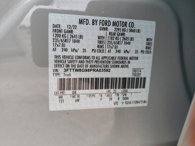 2023 FORD MAVERICK 3FTTW8G98PRA03592