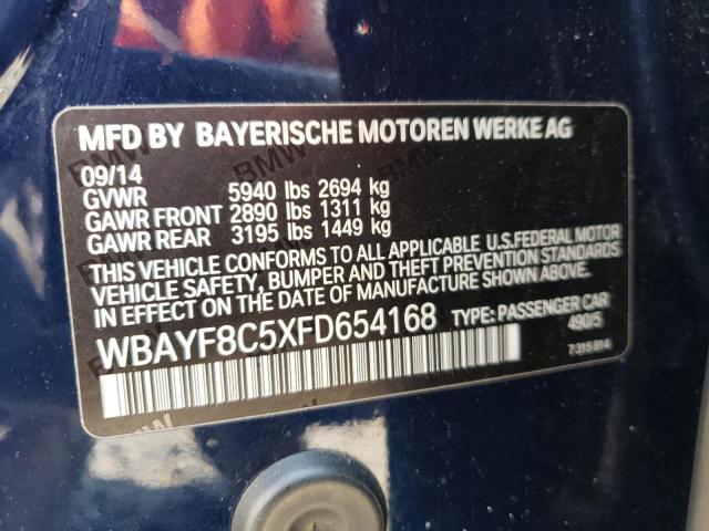 2015 BMW 750LI XDRI - WBAYF8C5XFD654168
