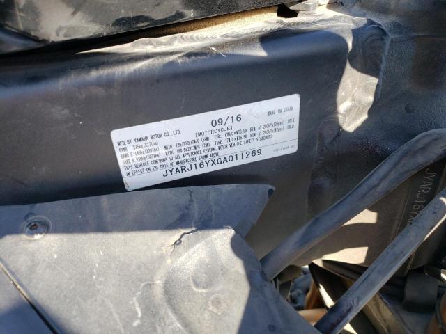 2016 YAMAHA YZFR6 C JYARJ16YXGA011269