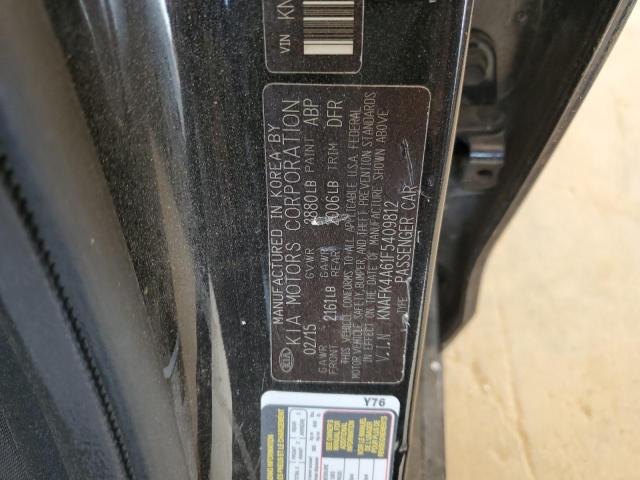 KNAFK4A61F5409812 KIA FORTE LX