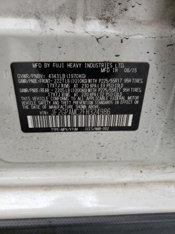 JF2GPAMC2FH324986 Subaru Xv Crosstrek 2.0 Limited