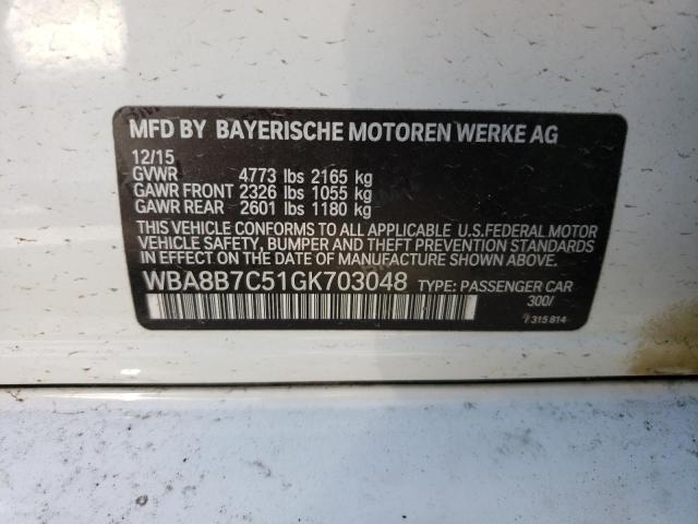 2016 BMW 340 XI - WBA8B7C51GK703048