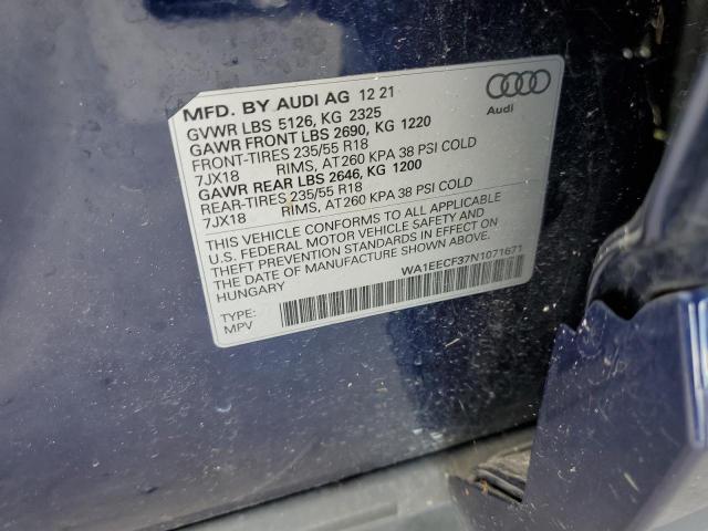 WA1EECF37N1071671 Audi Q3 PREMIUM 13