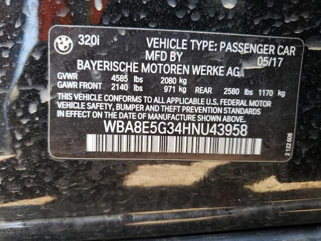 WBA8E5G34HNU43958 BMW 320 XI