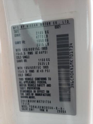 3N6CM0KN1MK701734 Nissan NV200 2.5S