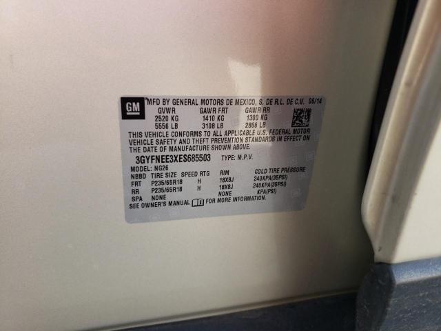 3GYFNEE3XES685503 Cadillac Srx Luxury Collection