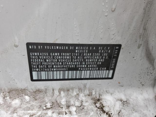 2017 VOLKSWAGEN GOLF SPORT - 3VWC17AU2HM506651