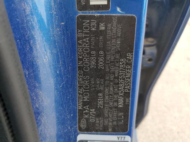 KNAFX5A82F5317858 KIA FORTE EX