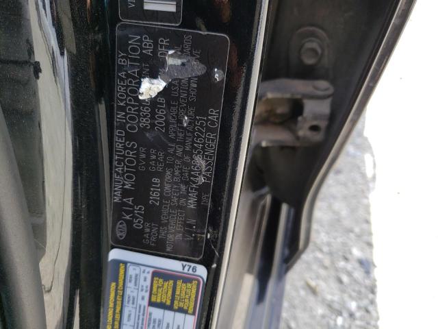 KNAFK4A68G5462251 KIA FORTE LX