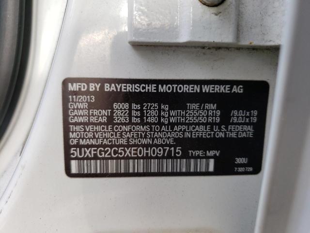 VIN 5UXFG2C5XE0H09715 2014 BMW X6, Xdrive35I no.13