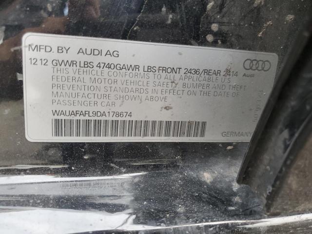 VIN WAUAFAFL9DA178674 2013 Audi A4, Premium no.12