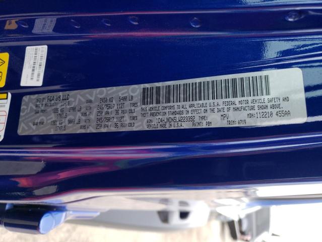1C4HJXDN5LW223392 Jeep Wrangler Unlimited Sport