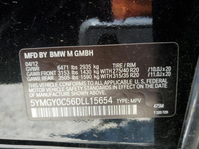 VIN 5YMGY0C56DLL15654 2013 BMW X5, M no.13