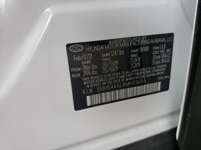 2021 HYUNDAI SANTA FE L - 5NMS44AL4MH336155