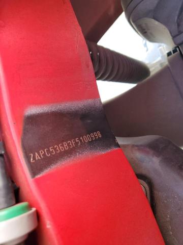 2015 VESPA PRIMAVERA ZAPC536B3F5100998