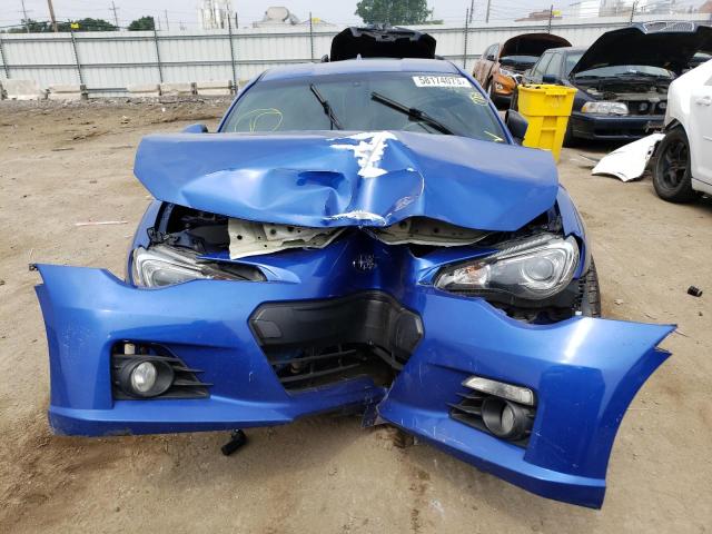 VIN: JF1ZCAB14F9605420 Auction: COPART Lot: 58174073 Location: IL - CHICAGO SOUTH JF1ZCAB14F9605420 SUBARU BRZ 2015 BLUE Photo 5