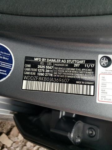 2018 MERCEDES-BENZ E 63 AMG-S - WDDZF8KB0JA369607