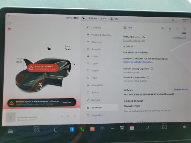 5YJ3E1EB4JF180987 Tesla MODEL 3